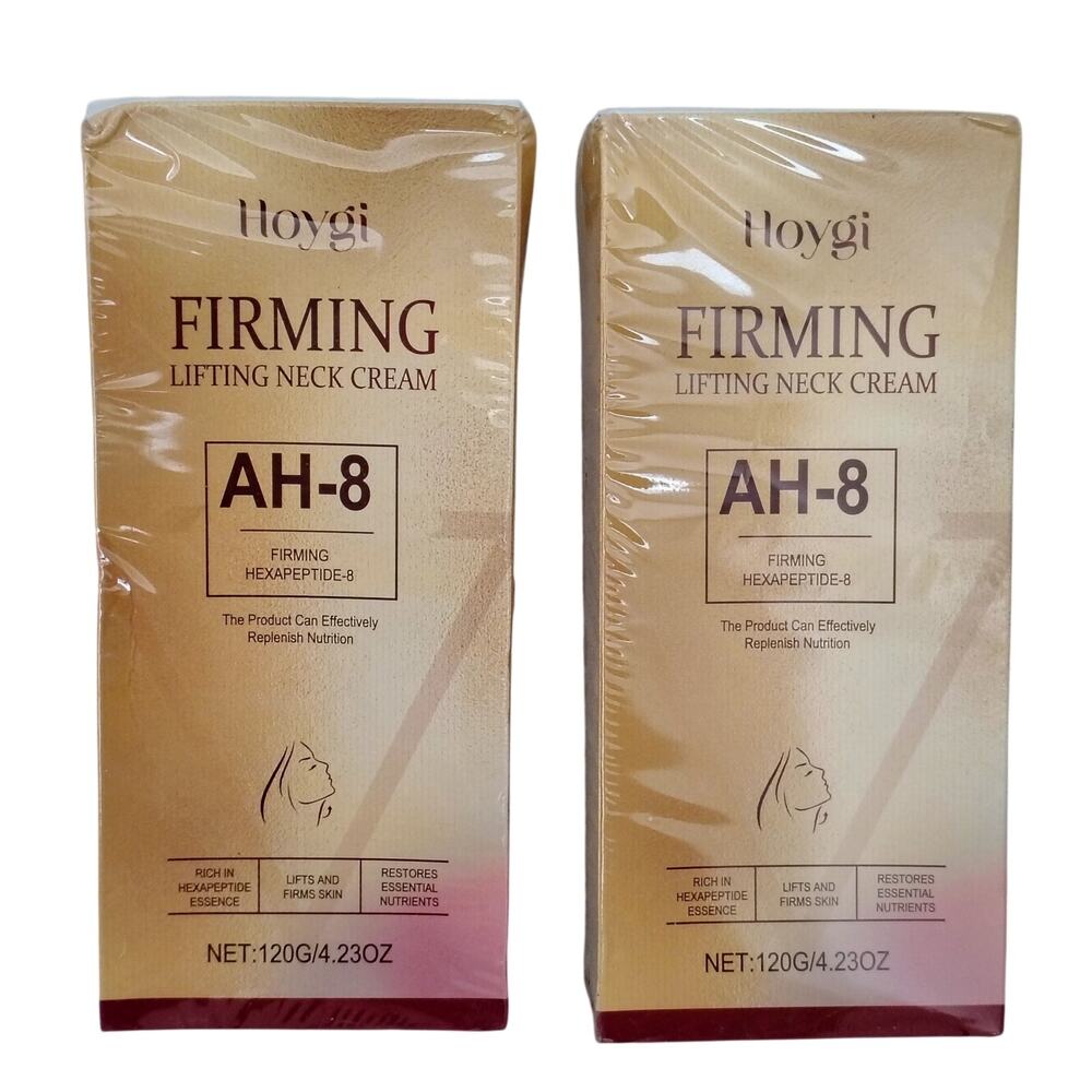 Hoygi Firming Lifting Neck Cream AH-8 4.23 oz. Lot Pack of 2 NEW EXP 03/28